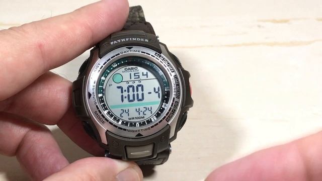 Casio Hunt Time Pathfinder PAS410B | Check Hunting Times