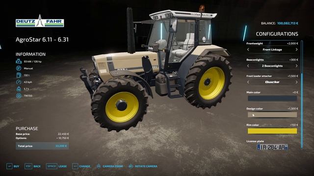 FS22 | [FBM22] Deutz-Fahr AgroStar 6.11 - 6.31 - Farming Simulator 22 New Mods Review 2K60 смотреть онлайн