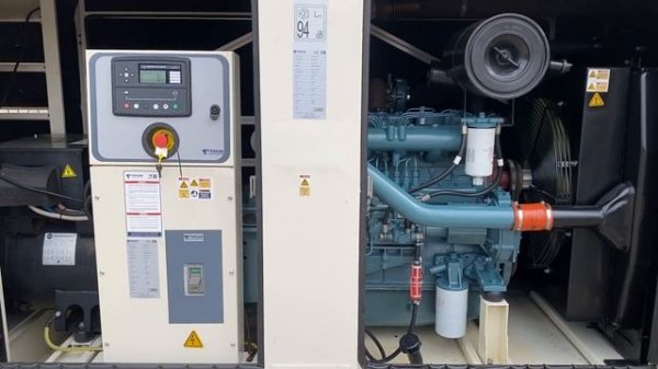 Doosan P086TI Teksan 232 kVA Supersilent generatorset stocknr 4616