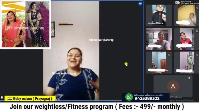 Ruby ma'am from prayagraj lose 12 kg weight in 3 months || weight loss || fitness world anurag смотреть онлайн