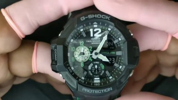 how to setting Time CASIO G-SHOCK GA-1100 Twin sensor wr20bar Resist tutorial #watchservicebd