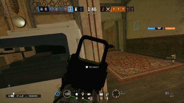 Rainbow 6 Siege -1v5 ACE with Caveira смотреть онлайн