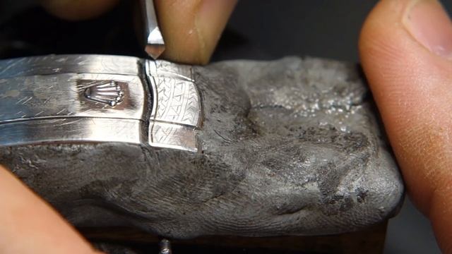 ROLEX MILGAUSS handengraved and decorated by István Szíjjártó (@Timeengraver) with Maori pattern. смотреть онлайн