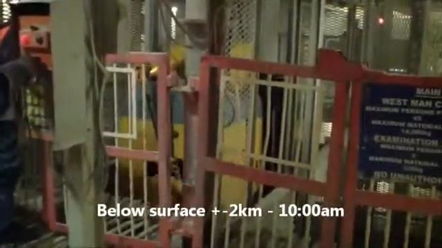 Спуск машины Brokk 400 в рудник смотреть онлайн