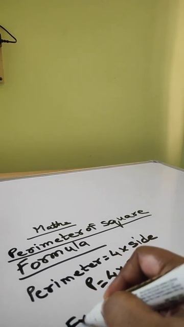 Maths: Perimeter of Square Formula. смотреть онлайн
