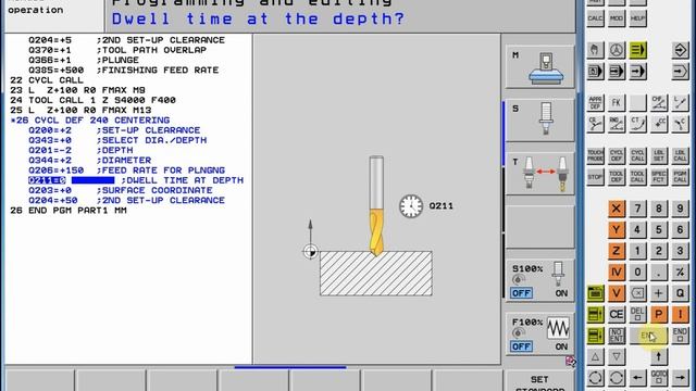 Heidenhain CNC  ITNC 530  Programming Part 1