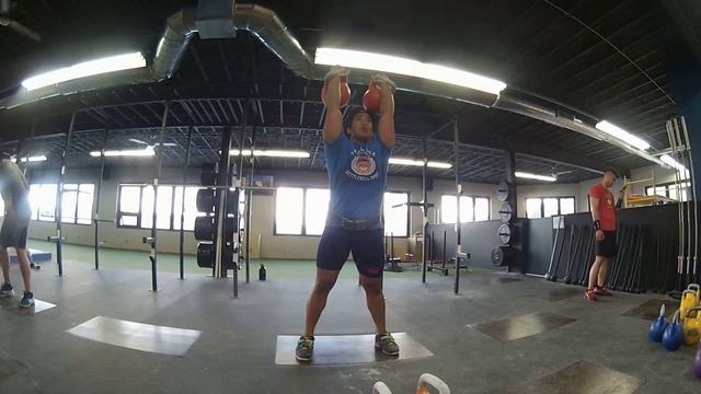 Long cycle training 5-12-16 (3 min slow long cycle 32+32kg) смотреть онлайн