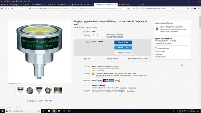 Cree XHP50.2 Three Volt!! Convoy C8+ 3000 Lumen. смотреть онлайн