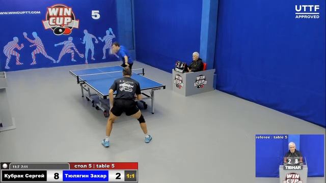 13:30 Кубрак Сергей 2-3 Тюлягин Захар стол 5 ЮГ-2 05.11.20 смотреть онлайн