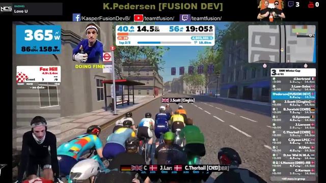DBR Winter Cup Today 20:05 London Classique 5 Laps 33 km смотреть онлайн