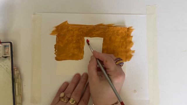 Painting a textured wall in watercolour смотреть онлайн