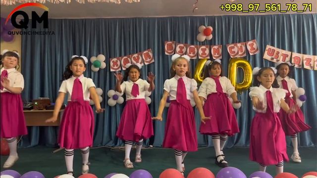 48-MAKTAB 4-D SINF O’QUVCHILARINING (XAYR BIRINCHI USTOZIM) 20.05.2024 @RizaNovaUZ