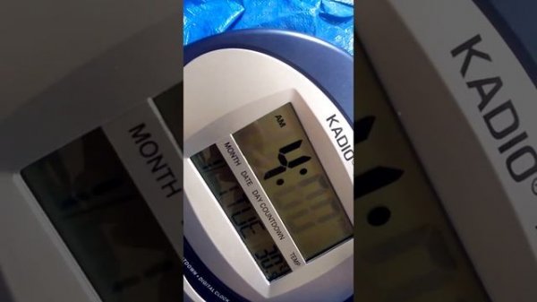 How to set time in KADIO KD 3806N digital clock in telugu