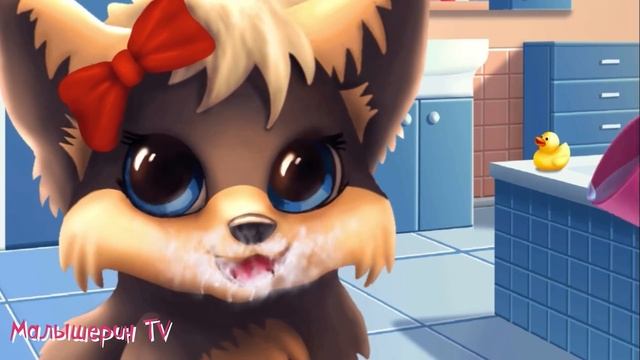 Видео для детей про милого щенка Беллу | Подбираю наряды и играю в детской игре смотреть онлайн
