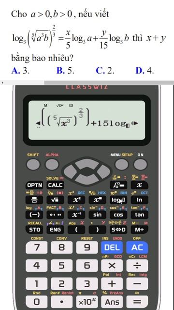 Casio giải nhanh trắc nghiệm biểu thức Logarit #shorts @thaynguyenvanhuynh смотреть онлайн