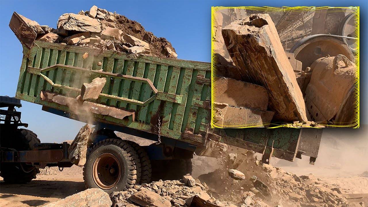 РЕКОРДСМЕН и невероятный дробильщик!💪💥🌍 Самая БЫСТРАЯ камнедробилка в мире смотреть онлайн