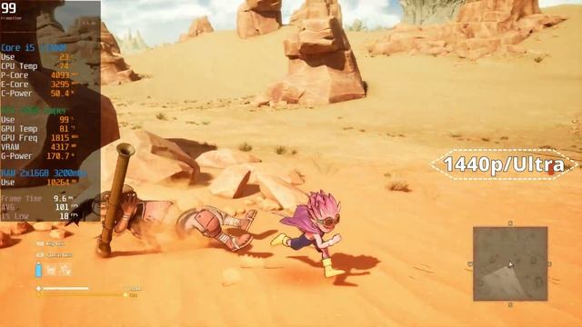 Sand Land | PC | i5 13400F + RTX 2060 Super | 1440p смотреть онлайн