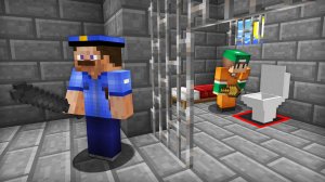 ПОБЕГ ИЗ ТЮРЬМЫ ПОКА ПОЛИЦИЯ НЕ ВИДИТ В МАЙНКРАФТ | Риколит Minecraft