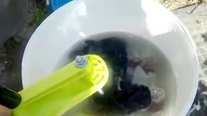 Самодельная стиральная машина (ручная).