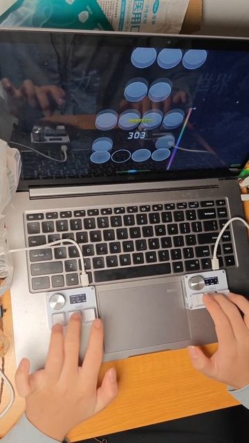[osu maina]New Keyboard O3C test !! смотреть онлайн