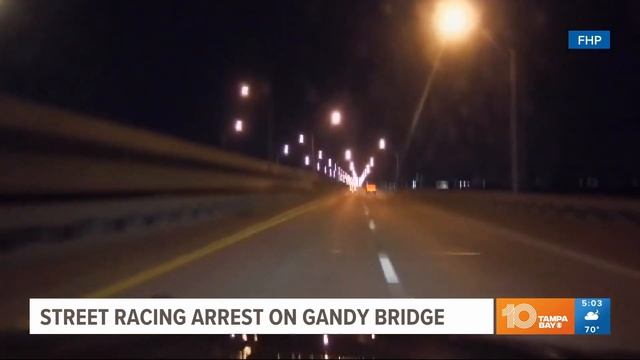 Man arrested after going over 100 mph while racing teen on Gandy Bridge смотреть онлайн