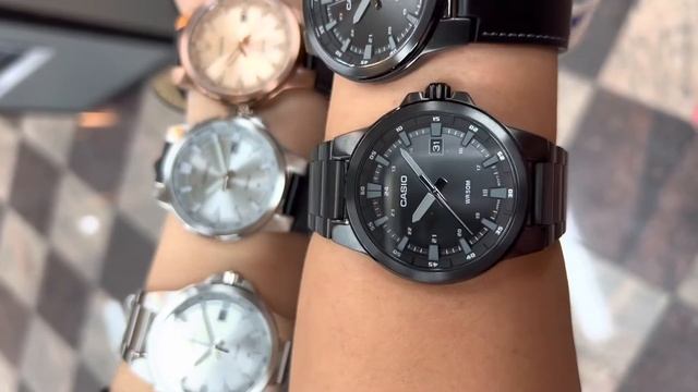 Kurkkaa miltä näyttää ranteessa Casio MTP-E173 rannekellot! смотреть онлайн