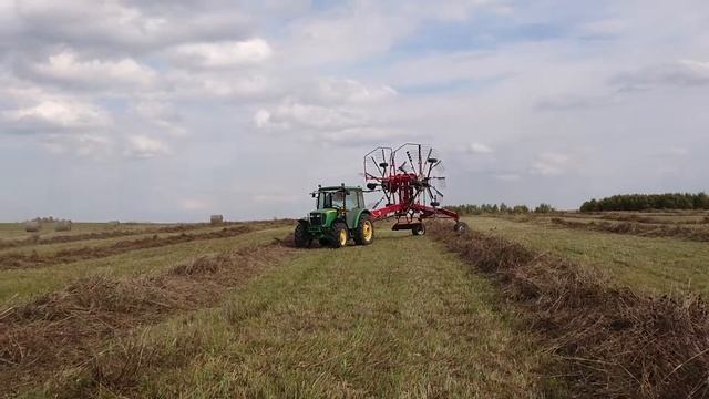 УСПЕШНО ЗАГОТОВИЛИ СЕНО НА ЗИМУ 19-20 гг. #дикфарм #dikfarm смотреть онлайн