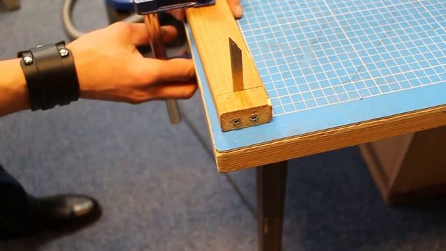 How to Make a Simple Leather Cutter / Ремнерез своими руками смотреть онлайн