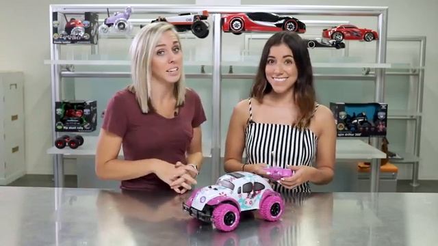 Pixie Cruiser Pink and Purple RC Remote Control Car Toy for Girls with Off-Road Grip Tires смотреть онлайн