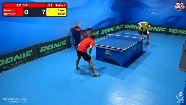 19:30 Mykola Halynskyi 0-3 Anton Yolkin West 5 WIN CUP 12.02.2023 | TABLE TENNIS WINCUP смотреть онлайн