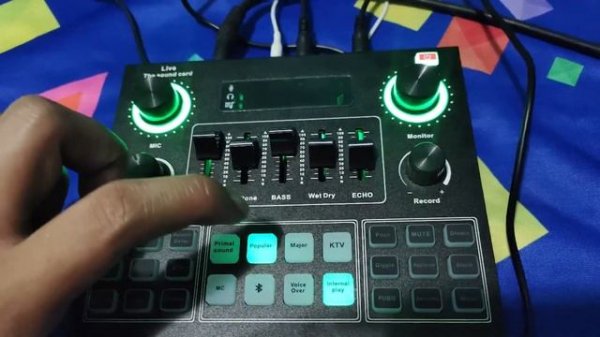 V9 Sound Card Review with Song Recording Test | Unboxing | BM-800 Condencer Mic