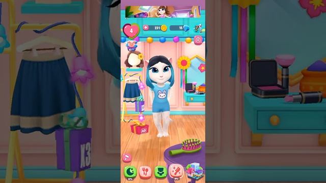android and iOS best gameplay for telking Tom gril gameplay walkthrough #shortvide смотреть онлайн