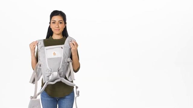 Ergobaby Adapt SoftFlex™ Mesh and SoftTouch™ Cotton Carrier | Instruction Newborn Position смотреть онлайн