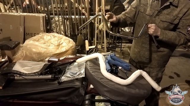 Новый руль на Урал! Подготовка мотоцикла к путешествию. #4. смотреть онлайн