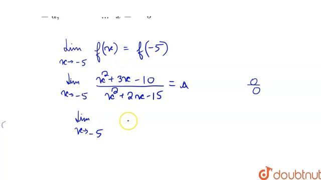 If : f(x) `{: (=(x^(2)+3x-10)/(x^(2)+2x-15)", ... "x!= -5 ),(=a", ... "x = смотреть онлайн
