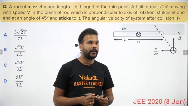 Rotational Motion | JEE Mains April 2020 Sprint | IIT JEE Physics | IIT JEE Mains 2020 @JEEVedantu смотреть онлайн