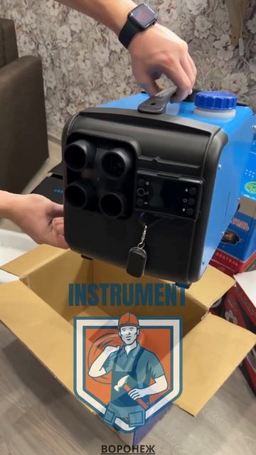 Переносной автономный отопитель 5кВт 12v-24v-220v купить Воронеж смотреть онлайн