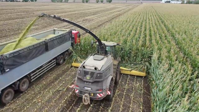 John Deere 9700i Black - Verschoor-Groep Oschersleben - Maisoogst / Maisernte / short video смотреть онлайн