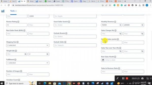 How to Use Helium 10 for Product Hunting | Amazon FBA Product Research Techniques | Freelance Tutor