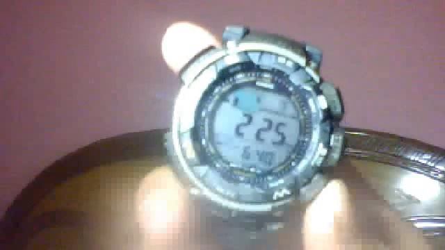 Casio Protrek PRG 240 T -7 Altimeter corrections смотреть онлайн