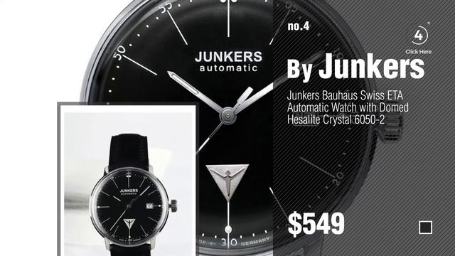 Top 10 Junkers Men Watches [ Winter 2018 ]: JUNKERS - Men's Watches - Junkers Bauhaus - Ref. 6060-5 смотреть онлайн