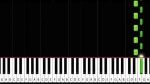 Игра в кальмара  - простые песни на фортепиано