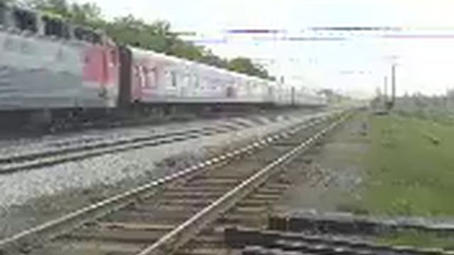 Электровоз ЧС7 проследует станцию Кунавино смотреть онлайн