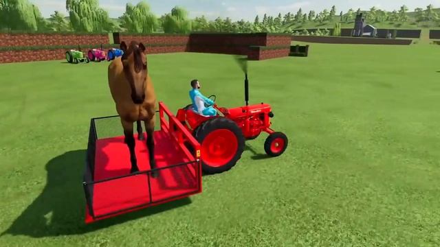 TRANSPORT SMALL & GIANT SOCCER BALL WITH COLORED URAL TRUCK - Farming Simulator 22 смотреть онлайн