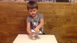 Фокусы для детей. Фокус с водой.