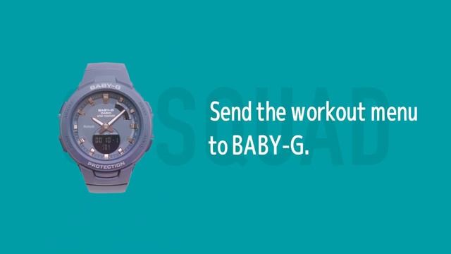 CASIO BABY-G G-SQUAD BSA-B100 Features