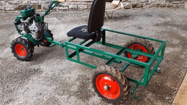 Costruzione carrello-cassone per motozappa Casorzo con motore Cotiemme смотреть онлайн
