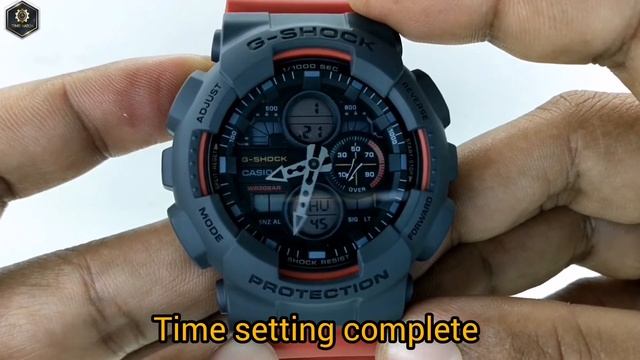 How To Set The Time Casio Gshock GA-140