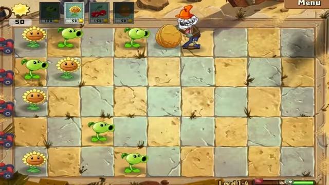 Plants Vs Zombies Funny Mod Troll Time Travel #1 смотреть онлайн