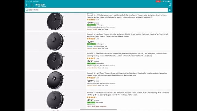 ON SALE | Roborock S5 MAX $399 | Roborock S4 MAX $309 Robot Vacuums смотреть онлайн
